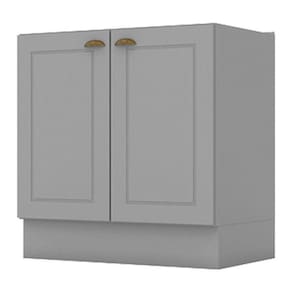 Balcão 2 Portas 80 Cm Nova York Cinza – Henn