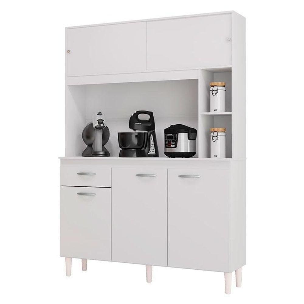 Cozinha Kit Duda 120 Cm Branco – Poquema