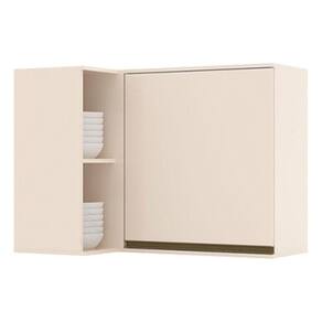 Armário Aéreo Canto Reto 1 Porta évelin Off White – Henn