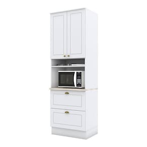 Torre Quente 1 Forno Americana Branco Com Tampo Calcare – Henn
