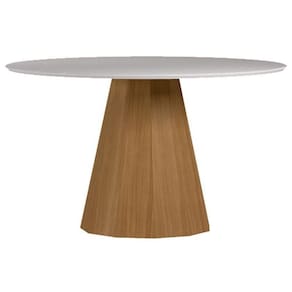 Mesa De Jantar 135x135 Cm Isis Com Vidro Ype Off White – New Ceval