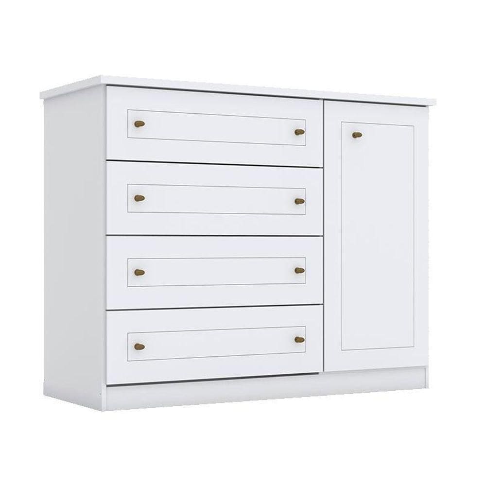 Cômoda Infantil Americano Branco – Henn