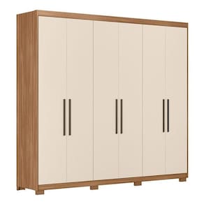 Guarda Roupa Casal Venice 62780pe Amendola Off White Com Pés - Demóbile