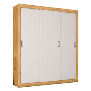 Guarda Roupa Casal Cor2303044 Freijó Baunilha - Araplac