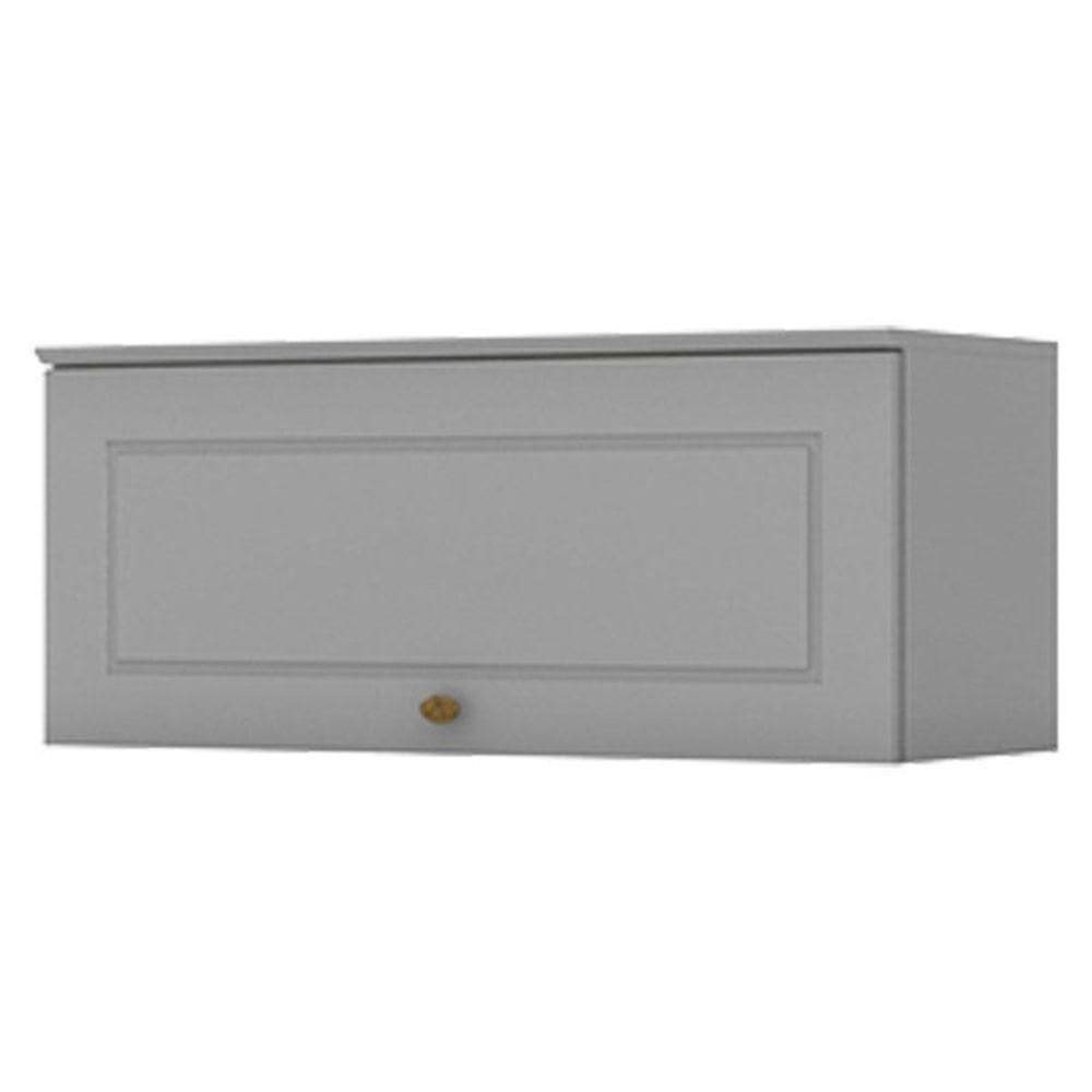Armário Aéreo 1 Porta Basculante 80 Cm Nova York Cinza – Henn