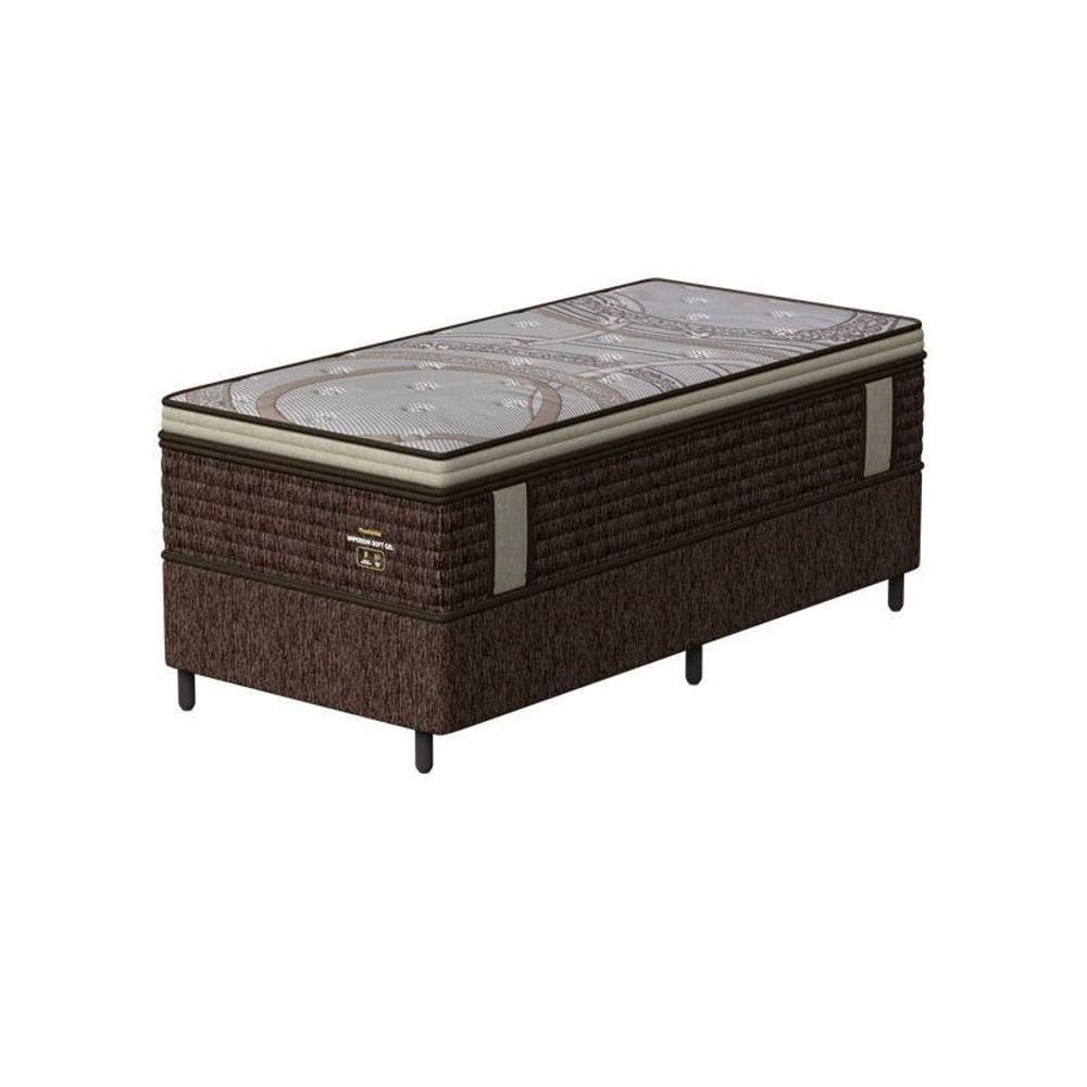 Conjunto Box Solteiro Mola Ensacada Prodormir Imperium Soft Gel