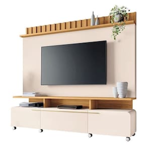Estante Home Theater Artís Off White Cinamomo – Hb Móveis
