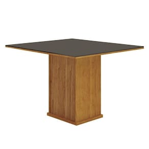 Mesa De Jantar Napoli 90x90 Reto Freijó Decor Chumbo – Leifer Móveis