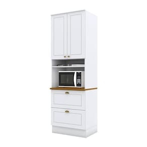 Torre Quente 1 Forno Nova York Branco Com Tampo Nature – Henn