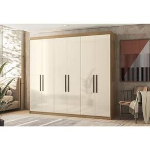 Guarda Roupa Casal Ambiente Venice 62480 Amendola Off White - Demóbile