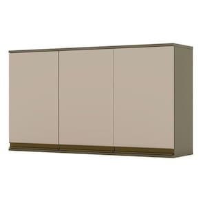 Armário Aéreo évelin 3 Portas 120 Cm Duna Cristal – Henn