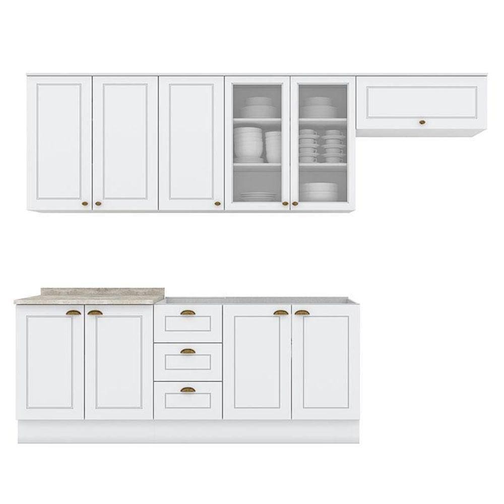 Cozinha Modulada Nova York 6 Peças Branco – Henn