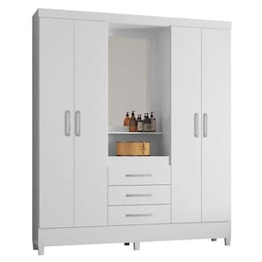 Guarda Roupa Infantil Capelinha Pérsia Branco – Demóbile