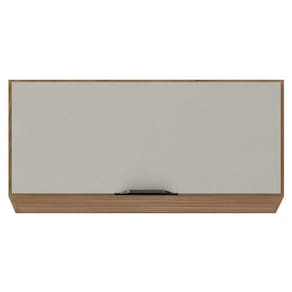 Armário Aéreo Para Cozinha Firenze 1 Porta Amêndola Touch Nude Tx - Demóbile