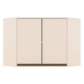 Armário Aéreo Canto Oblíquo 2 Portas évelin Off White – Henn