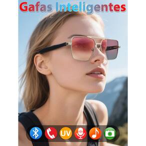 Óculos inteligentes SACOSDING Bluetooth Music Call AI Voice Assistant