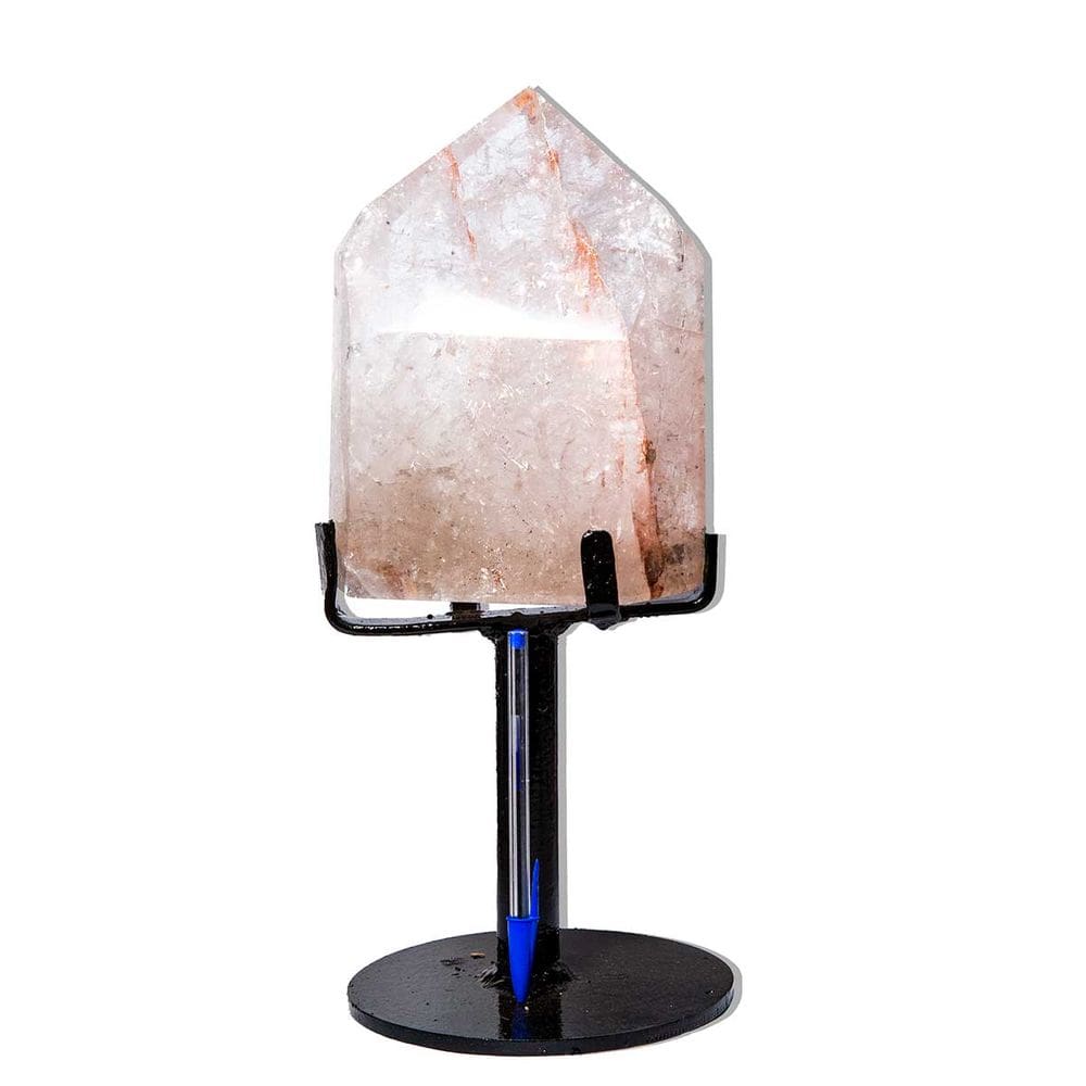 Ponta Cristal com Óxido de Ferro Natural 4,7Kg 20cm Classe B