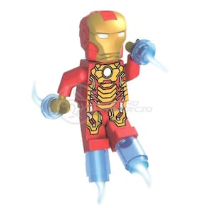 Boneco Mini Action Figure Avengers Infinity War Bloco De Montar Compatível Com Lego- Homem De Ferro