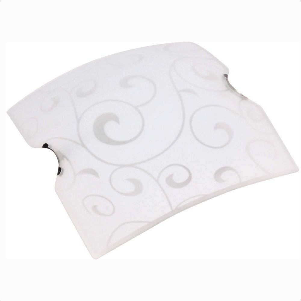 Plafon Taschibra Angra 30cm Quadrado E27 Bivolt