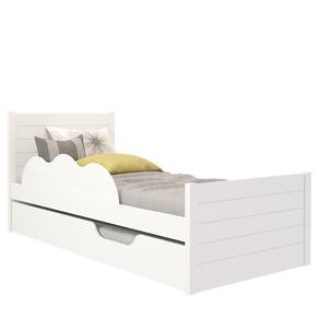 Bicama Elza Branco Com Proteção E Colchões Supreme D33 - Permóbili Baby Branco