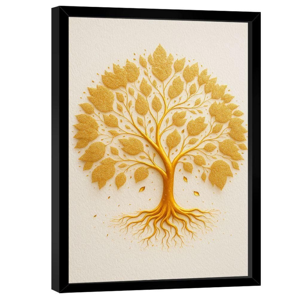 Quadro Decorativo árvore Do Ouro