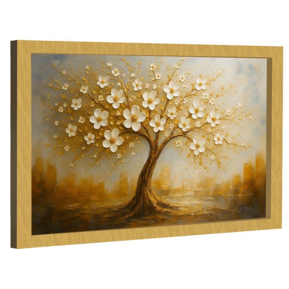 Quadro Decorativo árvore Abstrata Da Vida