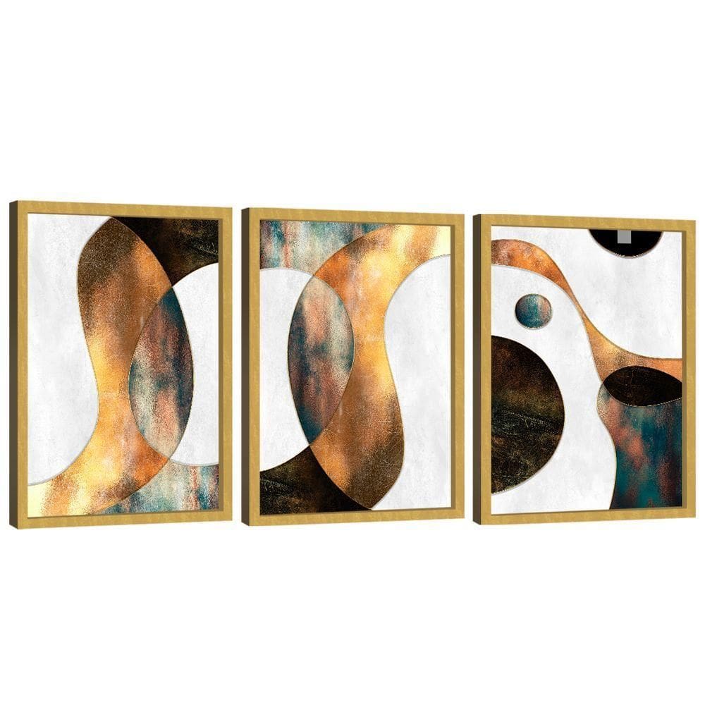 Quadro Decorativo Trio Abstrato Elegância