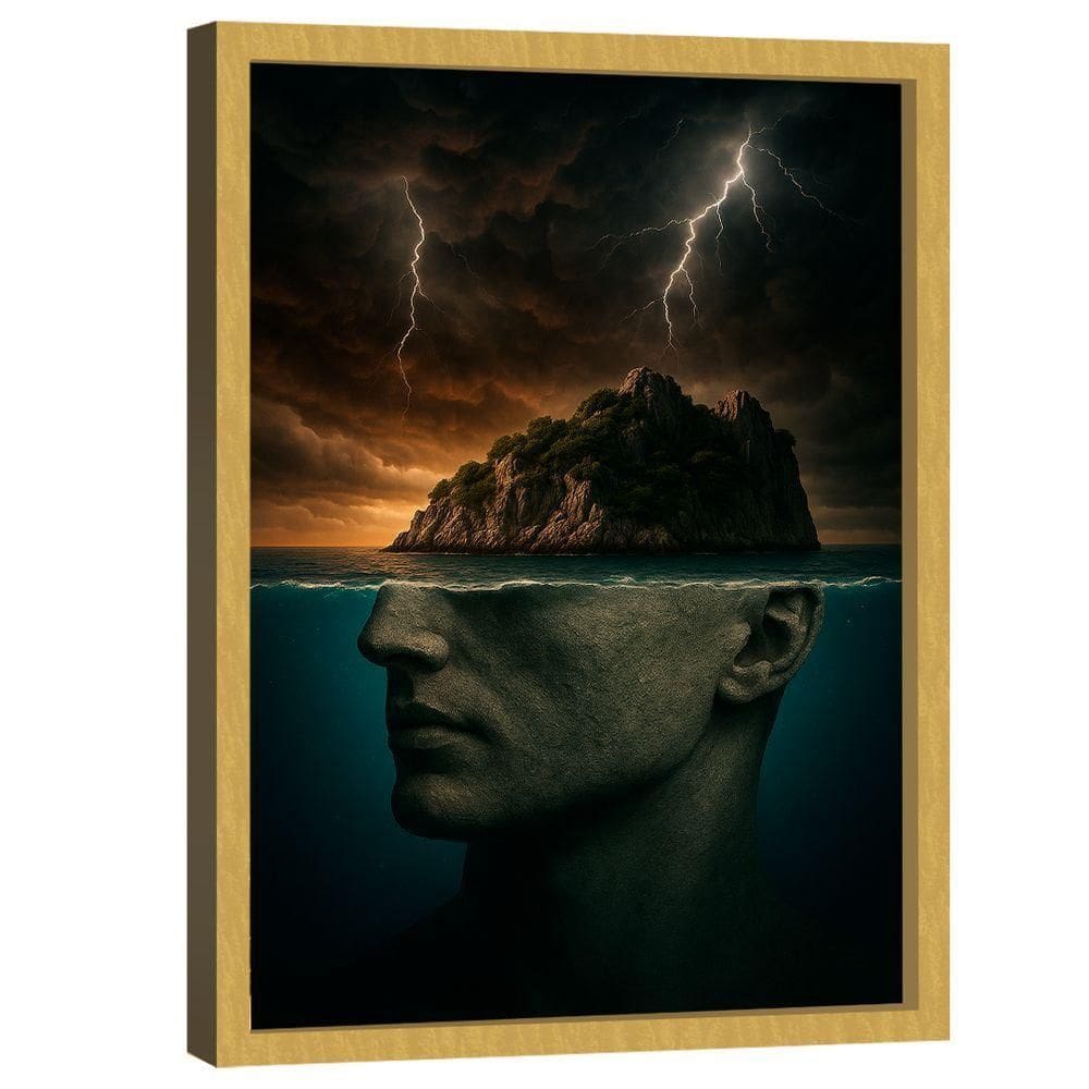 Quadro Decorativo Tempestade De Ideias