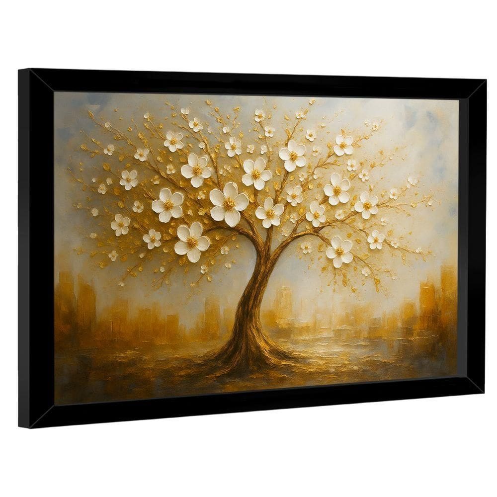 Quadro Decorativo árvore Abstrata Da Vida