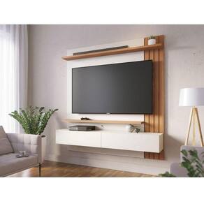 Painel Para Home Suspenso Ambiente Juriti Off White Matte Freijó - Colibri