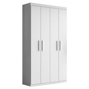 Armário Multiuso 4 Portas 2000194 Branco Brilho - Aramóveis
