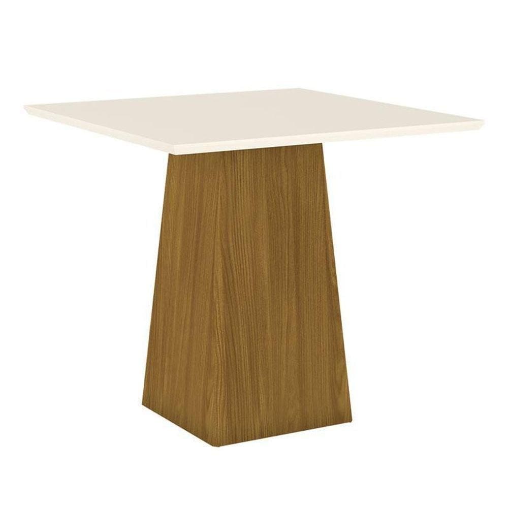 Mesa De Jantar Sarah 90 Cm Tampo Reto Nature Off White – Henn