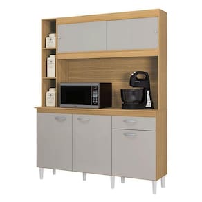 Cozinha Kit Duda 140 Cm Damasco Off White – Poquema