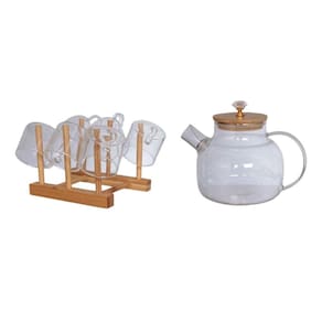 Conjunto Para Chá Em Borossilicato Herbal Com 8 Peças Haüskraft