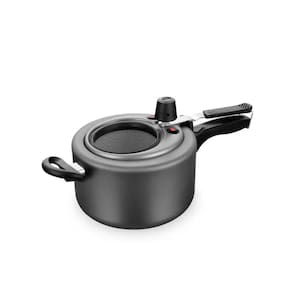 Panela De Pressão Grafite 4,5l C/ Visor De Vidro 6030