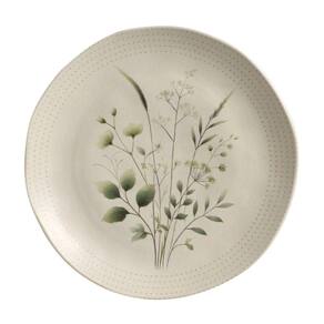 Prato Raso Em Cerâmica Orgânico Ammi 26,5cm Porto