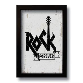 Quadro Decorativo Música Rock Forever 33x43 Cm