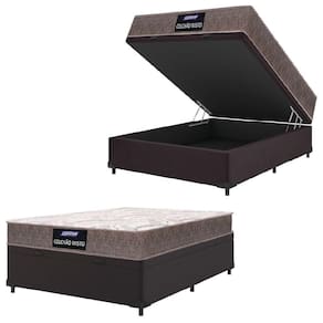 Cama Box Baú Casal Gazin Colchão Com Espuma Camboriú