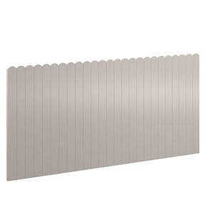 Painel Decorativo Farm 225x109x37 Cm Cinza - Matic