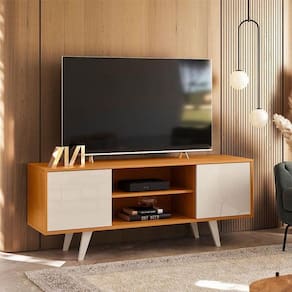 Rack Bancada Ambiente Lisboa Cinamomo Off White – Madetec
