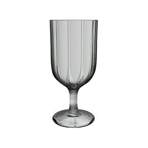 Jogo De Taças Para água Em Vidro Refinatto Com 6 Peças 330ml L`hermitage Fume