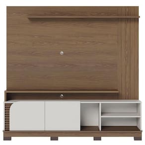 Estante Home Theater Jurerê Amendôa Off White Matte – Colibri