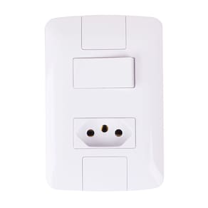 Conjunto Interruptor 6A com Tomada 2P+T Tramontina 57241/044