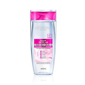Água Micelar L`oréal Solução de Limpeza 5 em 1 400ml