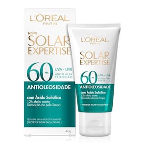 Protetor Solar Facial L`Oréal Paris Solar Expertise Antioleosidade FPS 60 40g