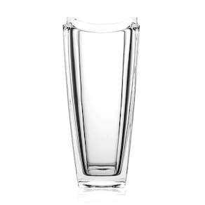 Vaso De Vidro Decorativo Transparente Enfeite Sala Mesa