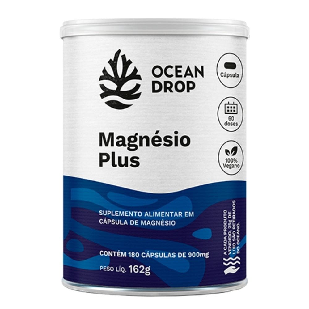 Magnésio Plus (180 Caps) Ocean Drop
