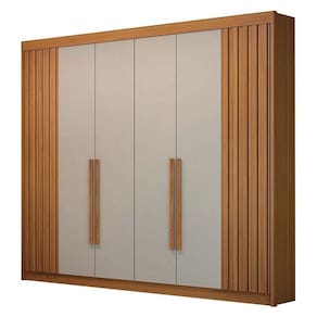 Guarda Roupa Casal 6 Portas São Carlos Cinamomo Off White - Leifer Móveis