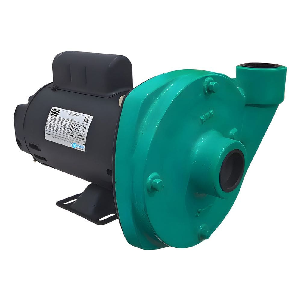 Motobomba Centrífuga Monofásica He 15 Wdm 2cv Ip21 Motor Weg.