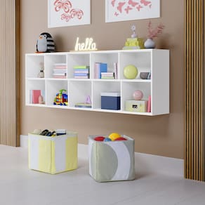 Estante Multifuncional Multiuso Com 10 Nichos Em MDF